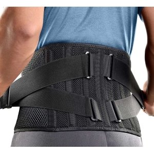 Lumbar Sacral Support Belt – Waist Brace for Men & Elderly