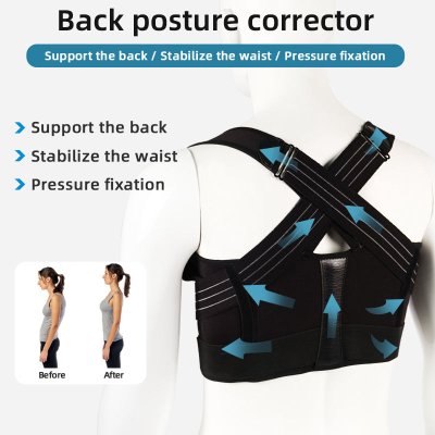 Posture Corrector Belt – Adjustable Back & Shoulder Support