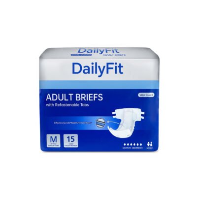 DailyFit Printed Adult Diapers – M Size, Cotton & Fluff Pulp