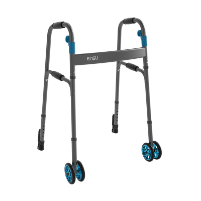 ENSU One-Click Folding Walker with Wheels – Standard