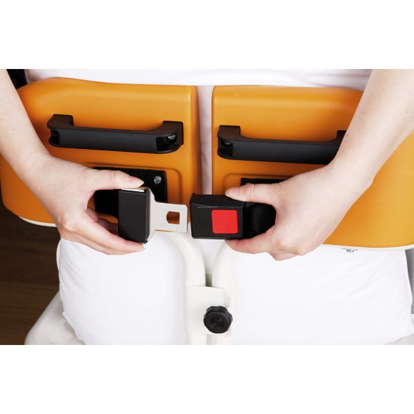 Adjustable Portable Manual Transfer Chair with Bedpan