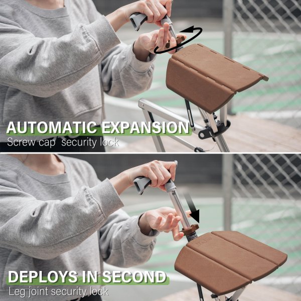 Ta-Da Series1 Foldable Walking Stick Chair – 88cm