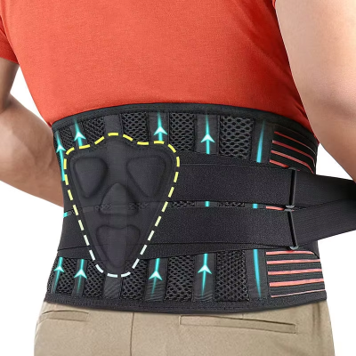 Adjustable Lumbar Support Belt for Back Pain Relief