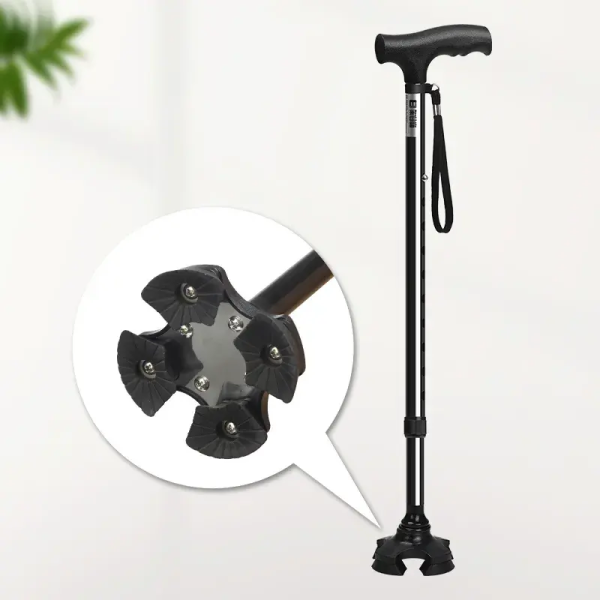 S12FC15 Aluminum Walking Stick – Non-Slip Elderly Cane