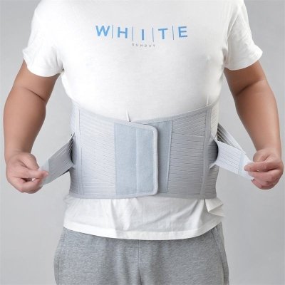 Lumbar Sacral Support Belt – Waist Brace for Men & Elderly