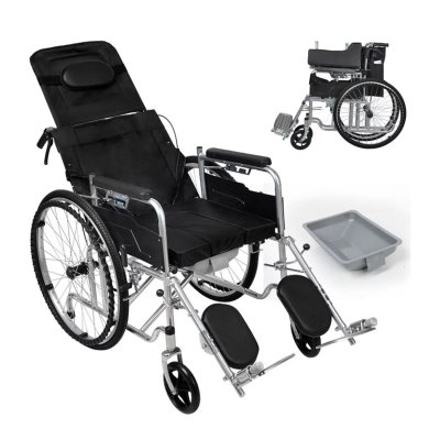 Lightweight Adjustable Manual Wheelchair for Elderly