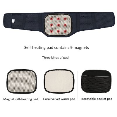 Hb570718d4e344af09bf9523dde7b52e2k.jpg D-Ring Adjustable Medical Lumbar Belt with Pads for Back Support