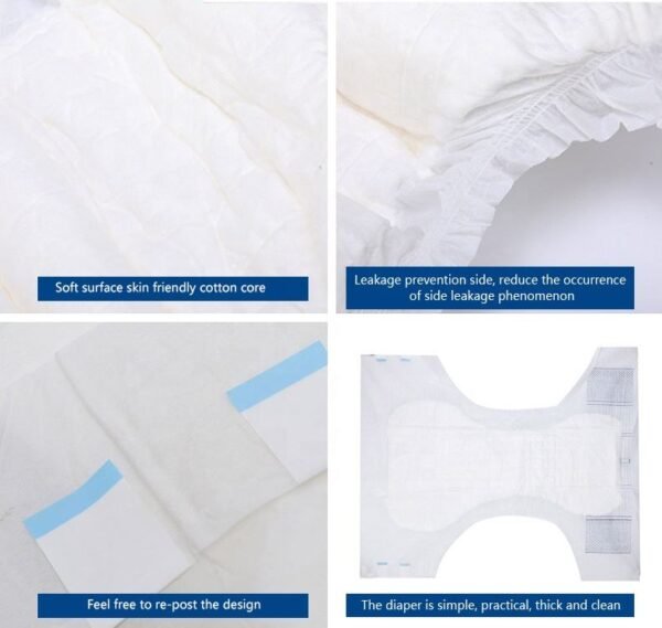 1pc High Absorbency Leakproof Adult Diapers – OEM/ODM Disposable