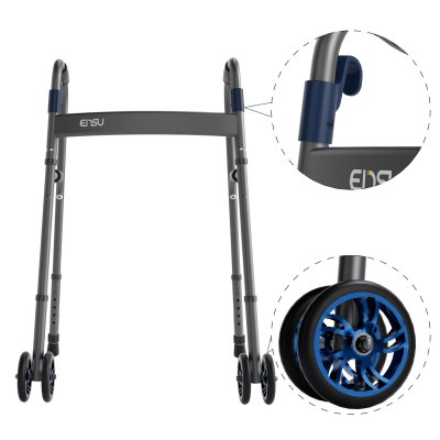Foldable Front-Wheel Walker – ENSU Aluminium Rollator