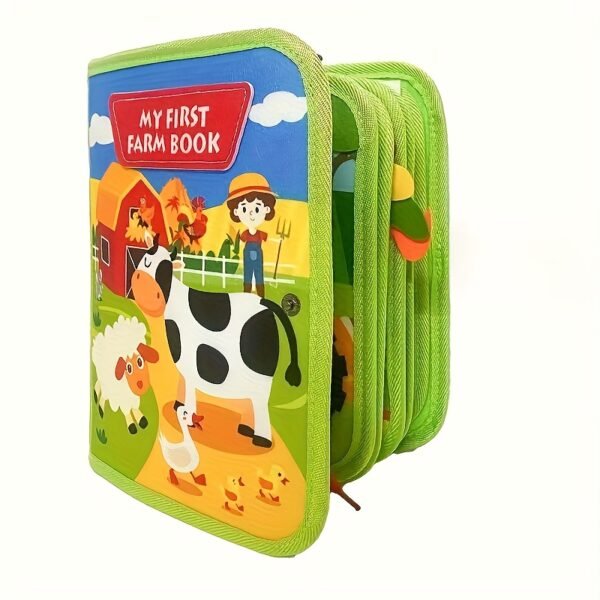 Busy Book Board Quiet Activity Educational Toy for Toddlers Boys & Girls Early Learning Development