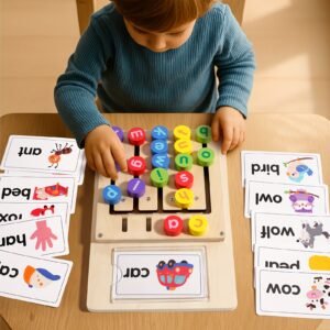 a06d564b-1e6f-4077-93fa-6b44b9952d65.jpg 12-Hole Colorful Column Push Cart Puzzle Educational Toy for Kids Fine Motor & Early Learning Development