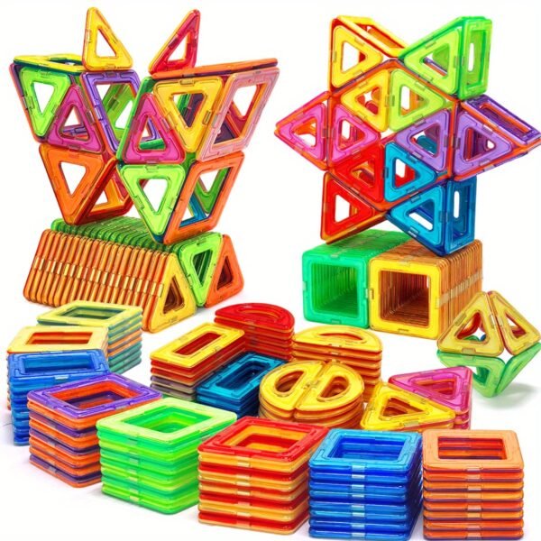 80pcs Magnetic Building Blocks Educational STEM Construction Toy Set for Boys and Girls Creative Play
