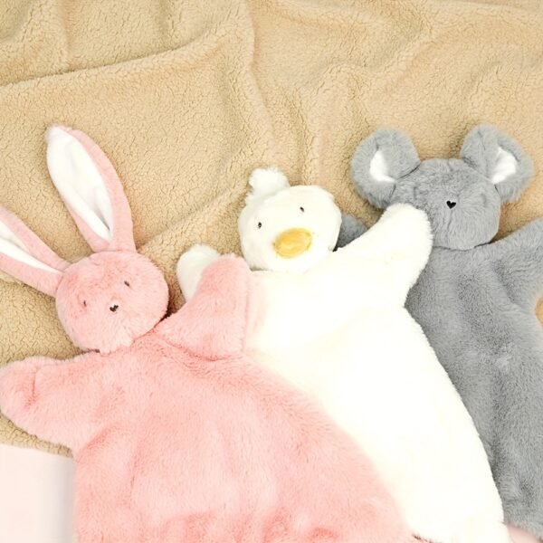 Soft Baby Lovey Security Blanket Comfort Plush Toy for Newborn Infants Sleeping & Emotional Support